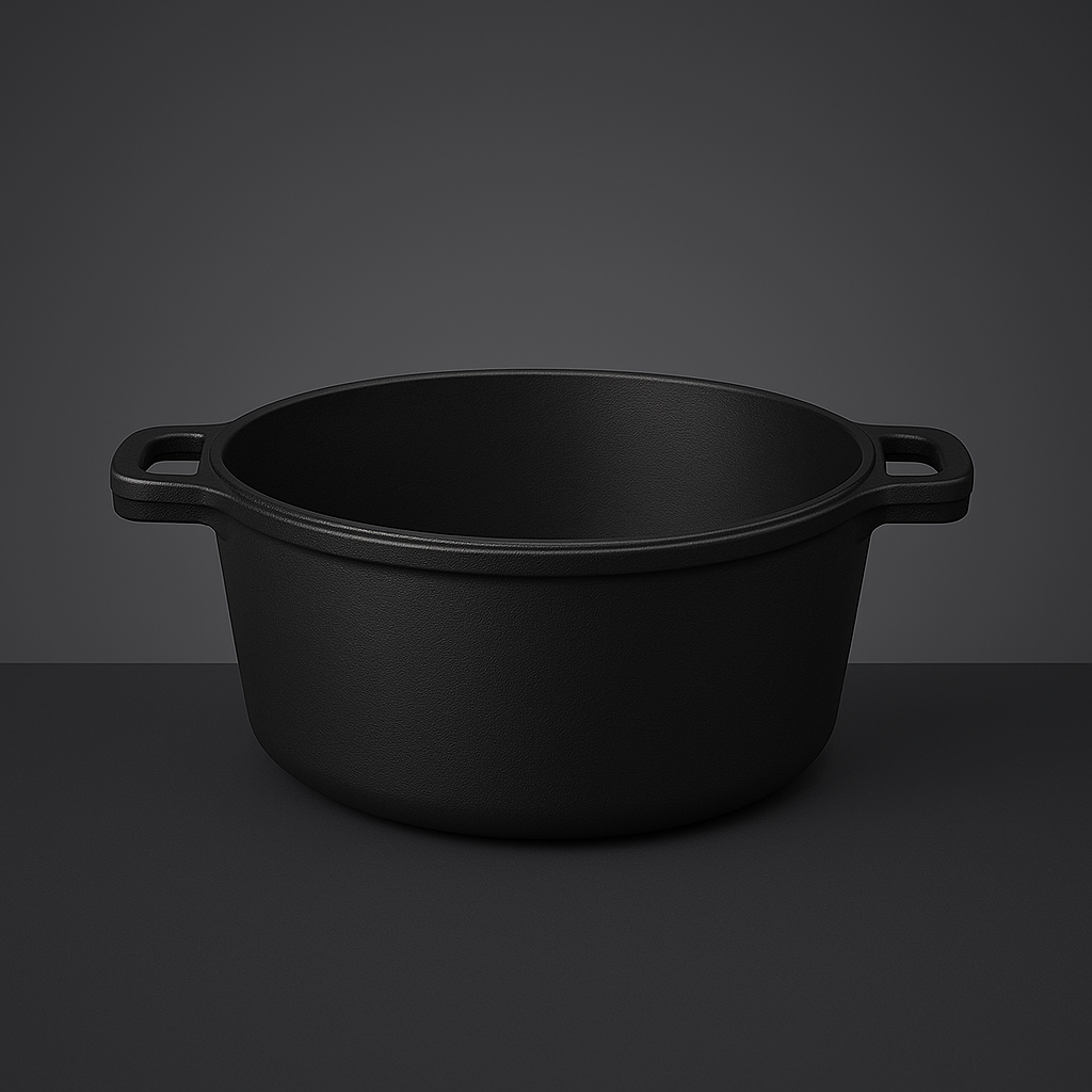 2 in 1 Cast Iron Dutch Oven