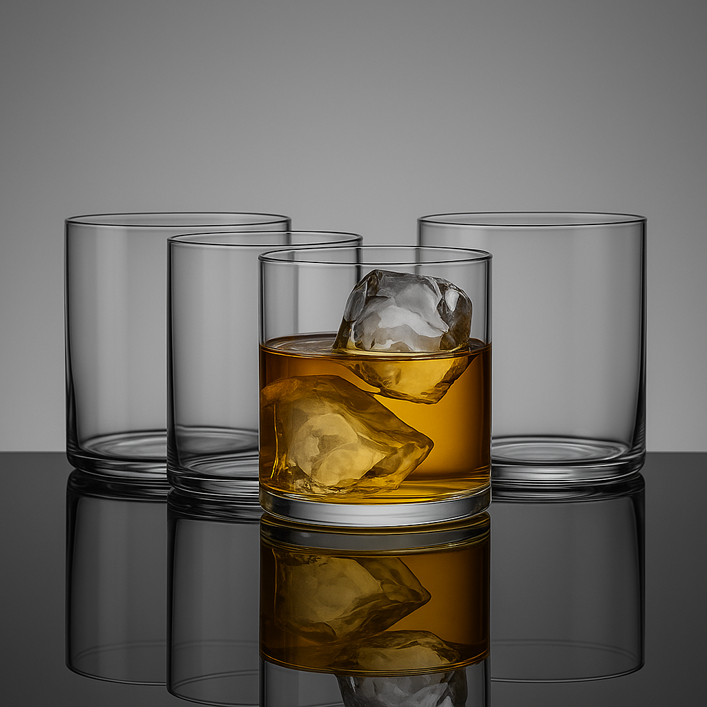 4 pc Whisky Glass Set