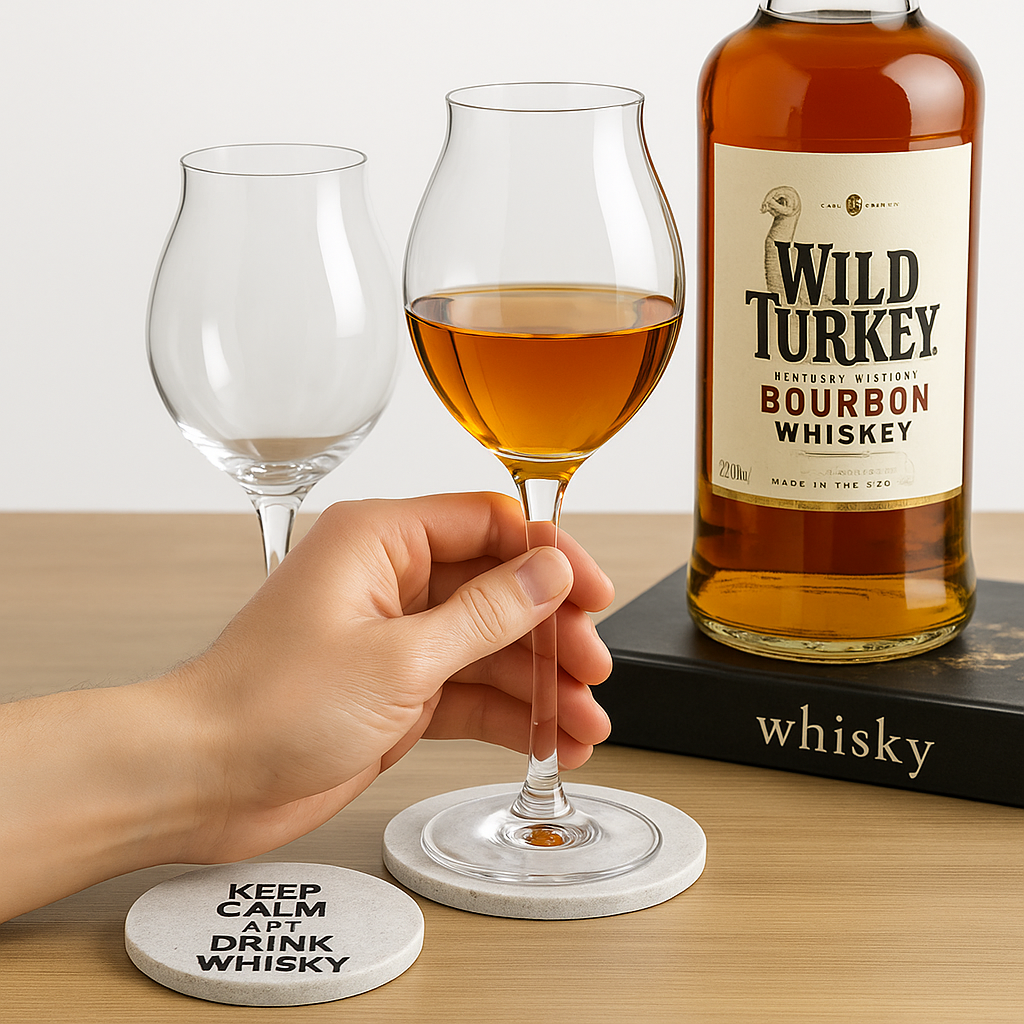 Pair of Snifter Whisky Glasses