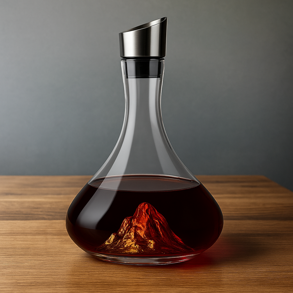 Filtering Claret Iceberg Decanter