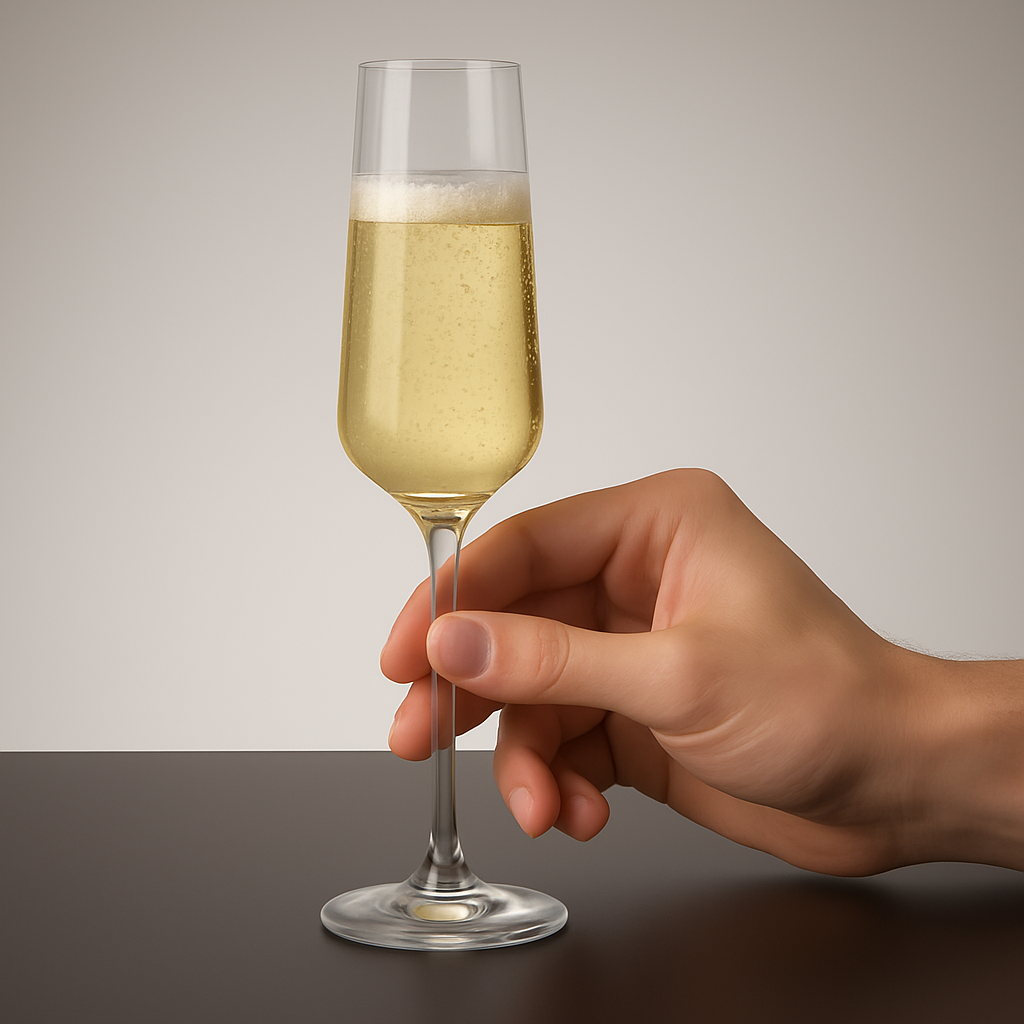 Pair of Champagne Glasses