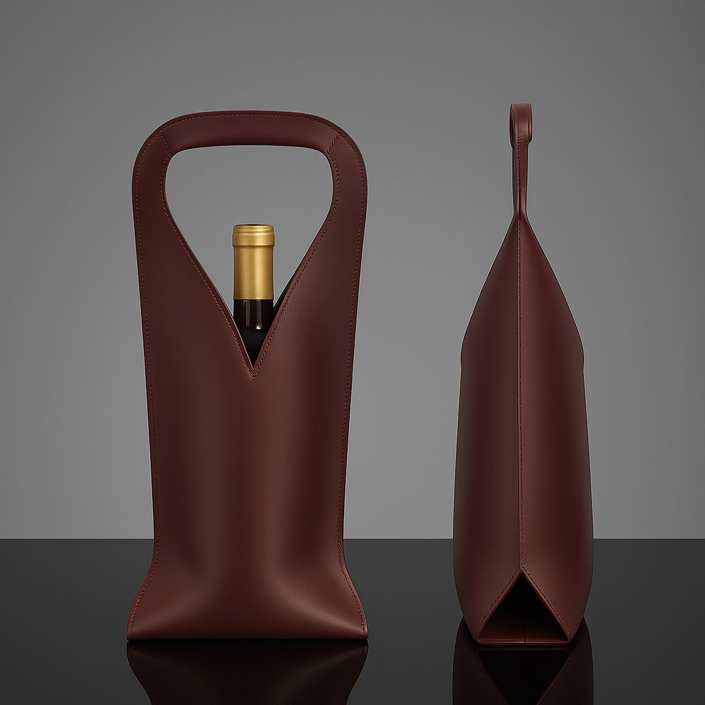 Leather Wine Bag