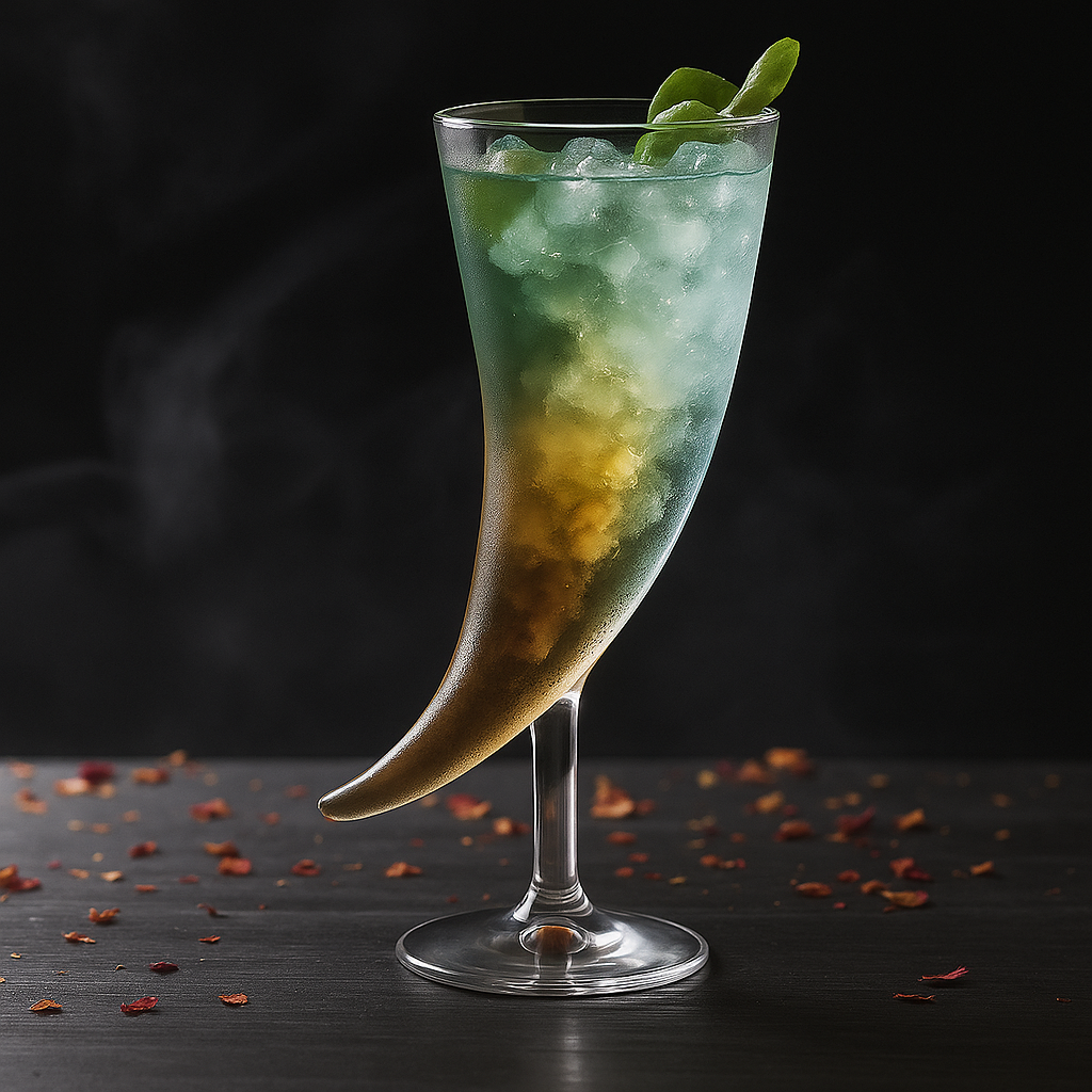 Horn Cocktail Glass
