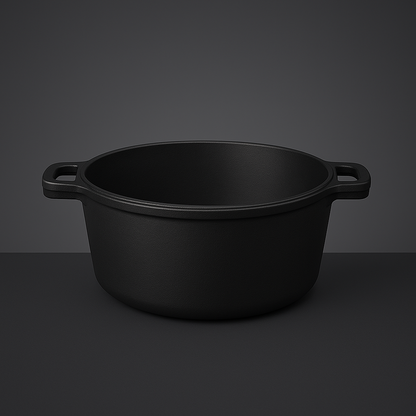2 in 1 Cast Iron Dutch Oven