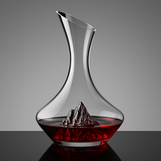 Claret Iceberg Wine decanter