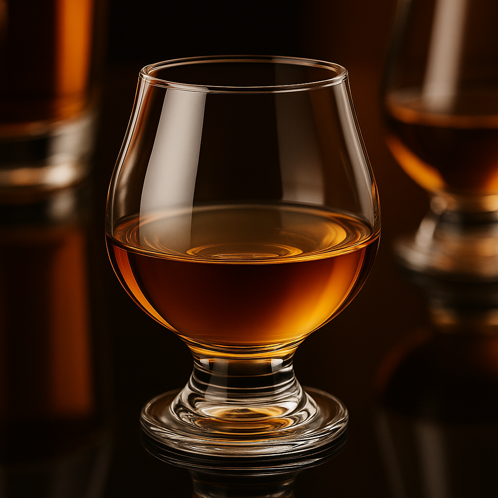 Pair of Crystal Cognac Glasses