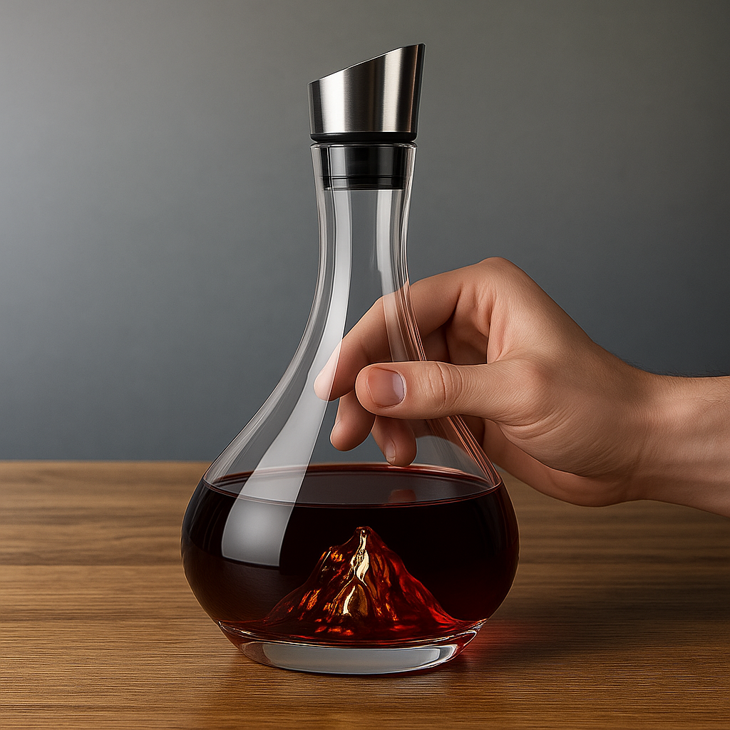 Filtering Claret Iceberg Decanter
