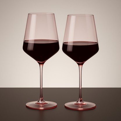 Pair of Tinted Pink Glasses