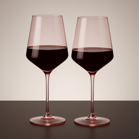 Pair of Tinted Pink Glasses