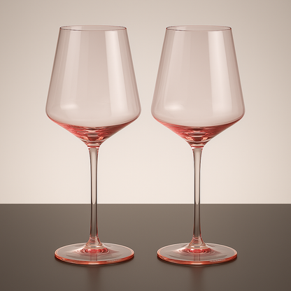 Pair of Tinted Pink Glasses