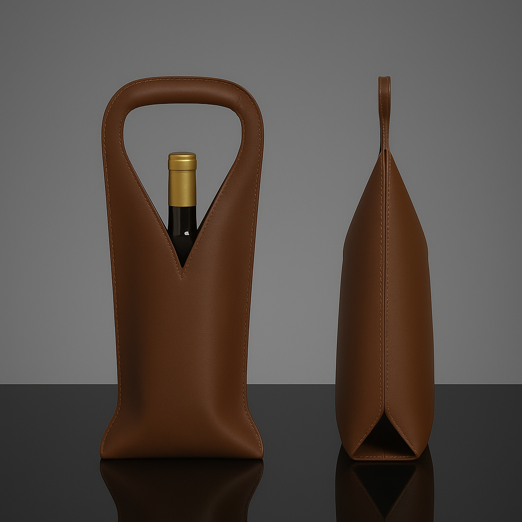Leather Wine Bag