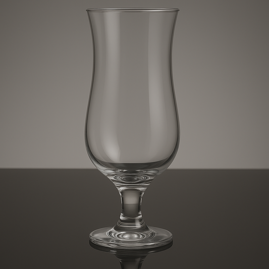 Sunset Hurricane Cocktail Glass
