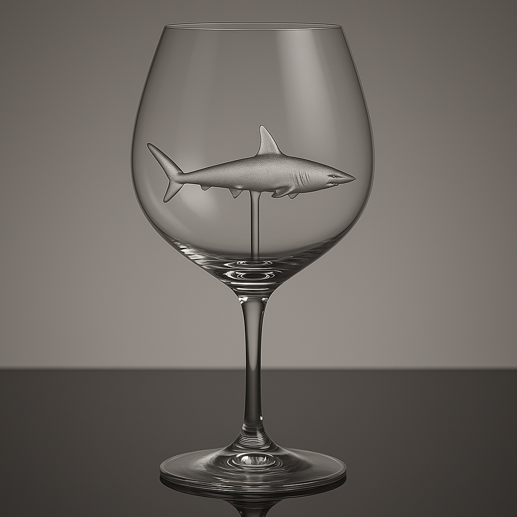 Shark Wine Glass