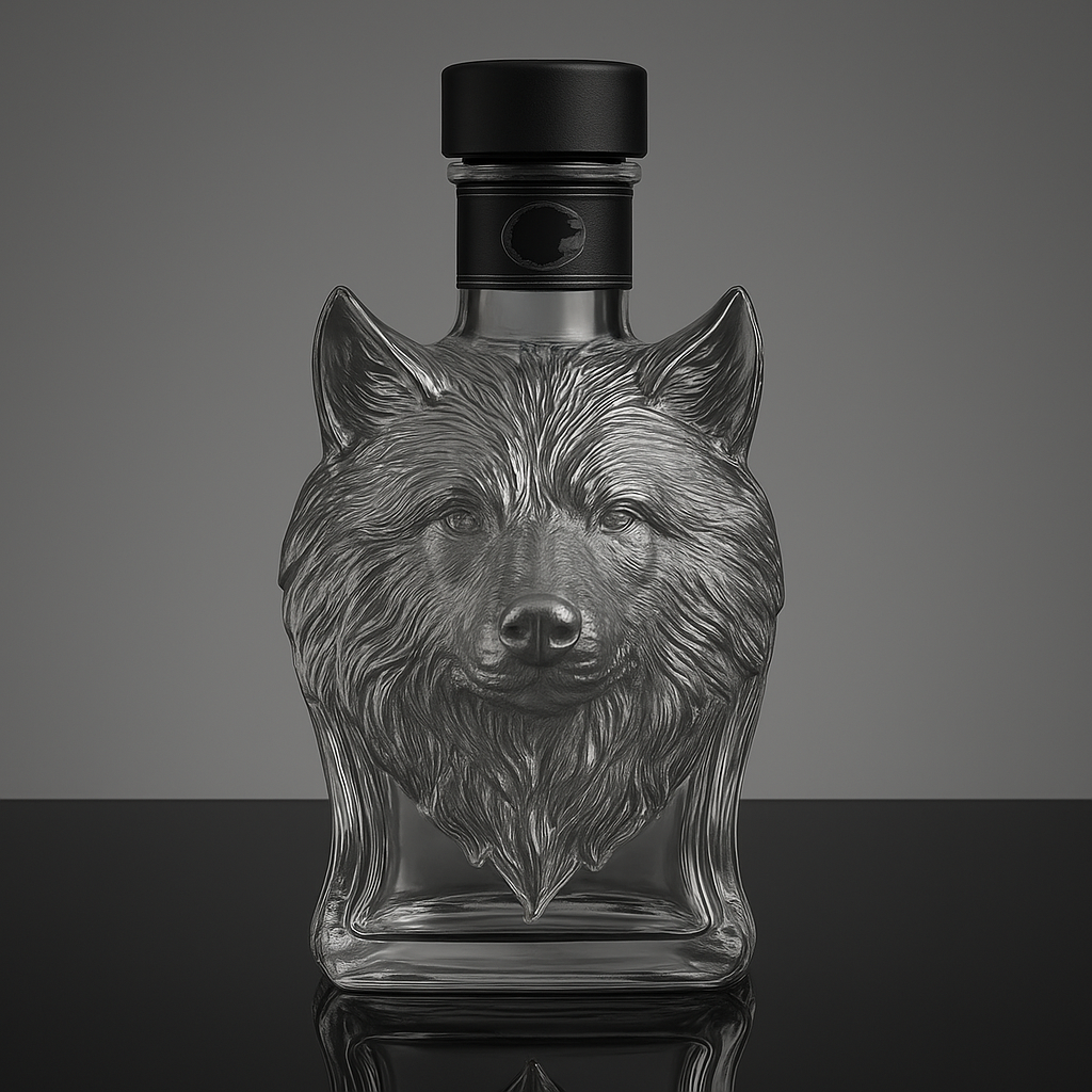 Wolf Whisky Decanter