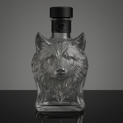 Wolf Whisky Decanter