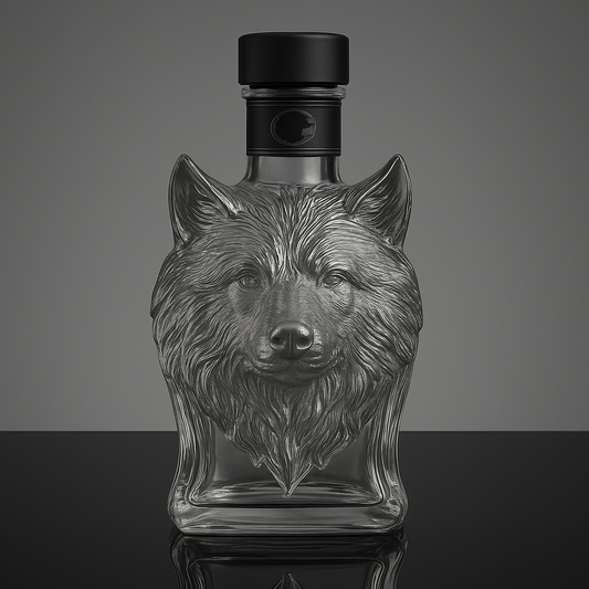 Wolf Whisky Decanter