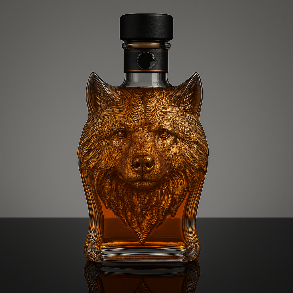 Wolf Whisky Decanter