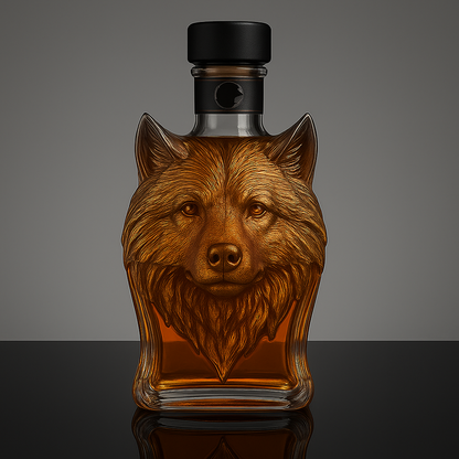 Wolf Whisky Decanter