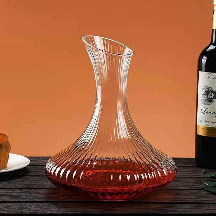 Striped Decanter