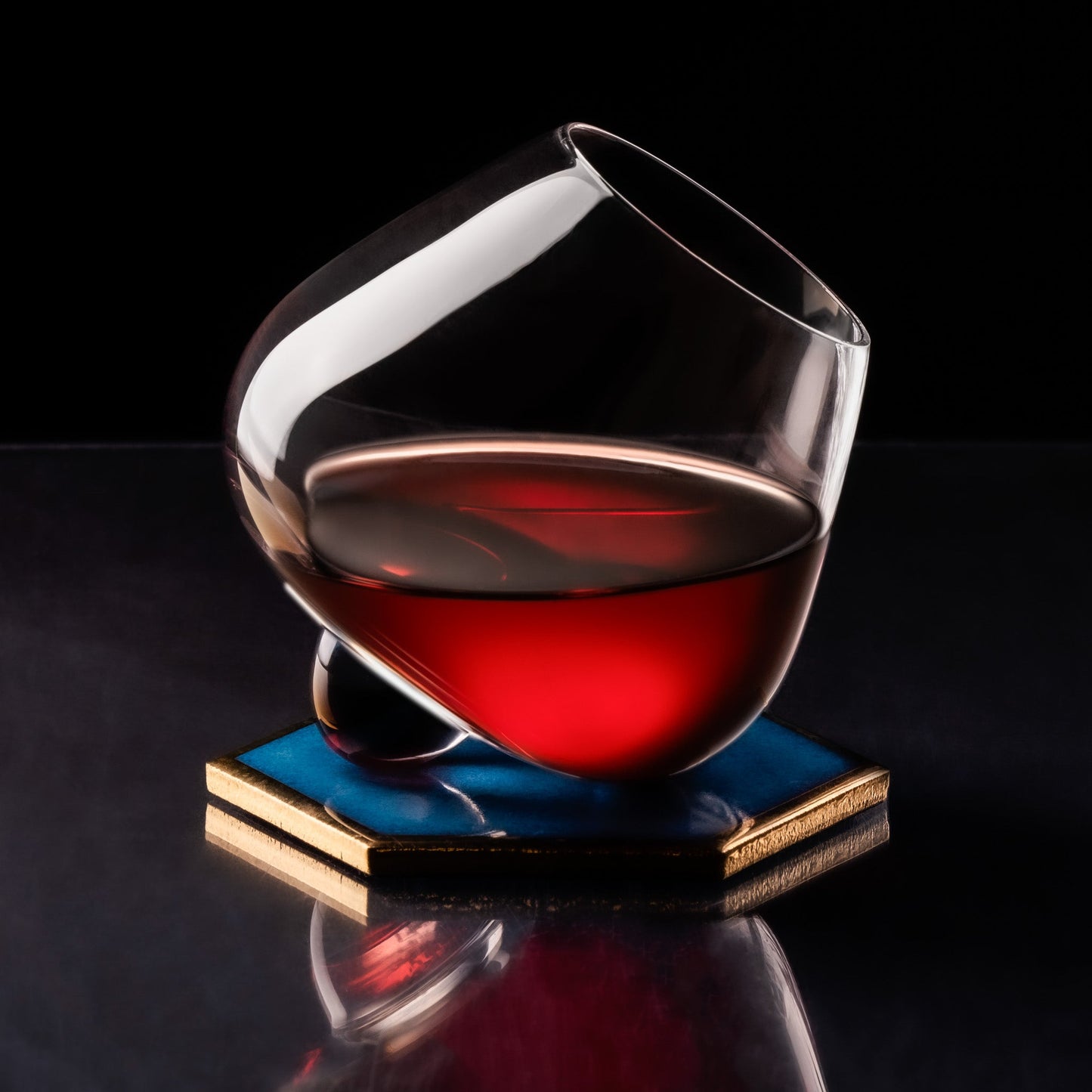 Rotating Wine Glass