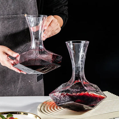 Irregular Glass Wine Decanter