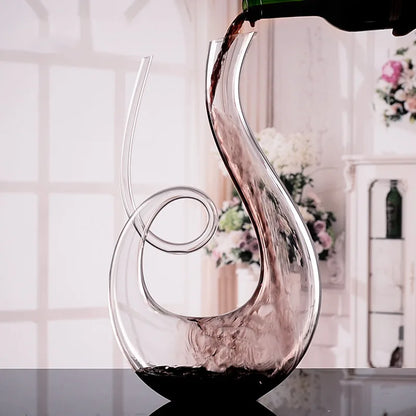 Swan Spiral Wine Decanter