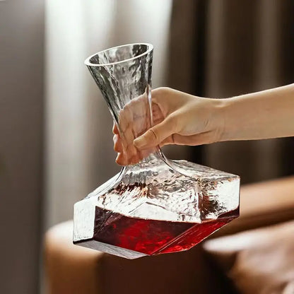 Irregular Glass Wine Decanter