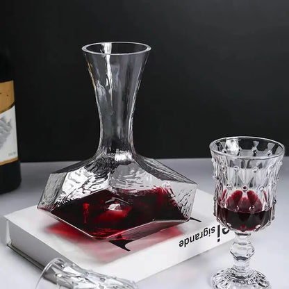 Irregular Glass Wine Decanter