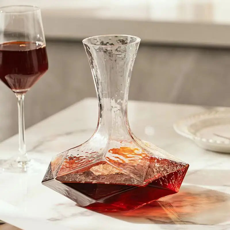 Irregular Glass Wine Decanter